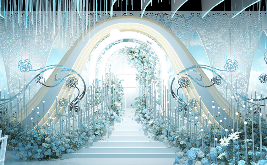 西宁釡香烙馍村水晶厅效果展示